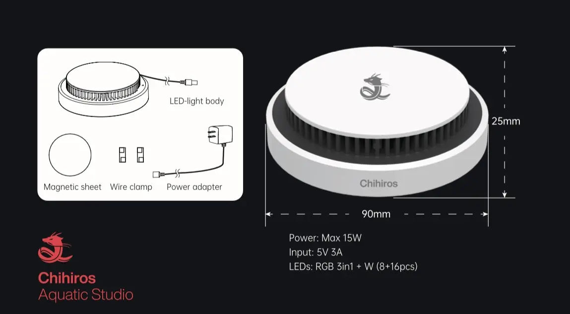 Chihiros Magnetic Light 2 - Chihiros Aquatic Studio